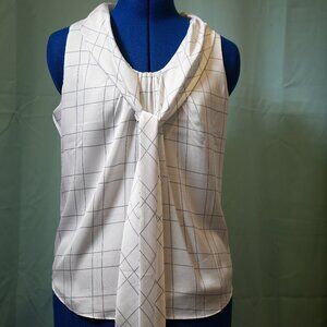 WHBM Sleeveless blouse in petite small (SP)